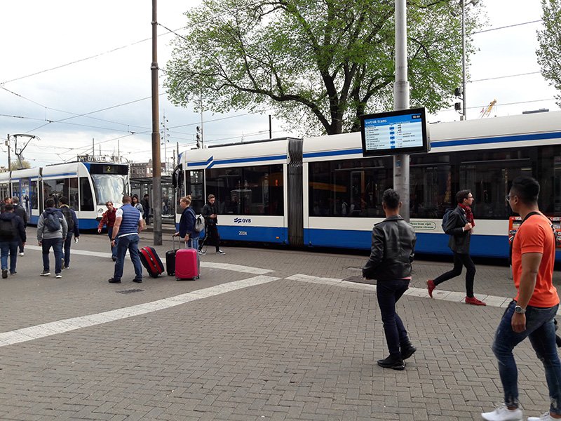 Общественный транспорт в Амстердаме. Трамваи