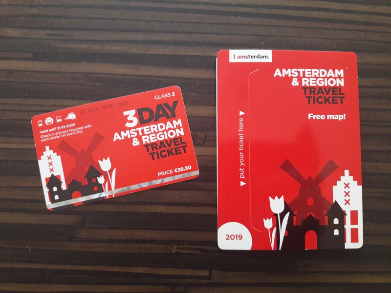 Amsterdam & Region Travel Ticket для проезда в общественном транспорте в Амстердаме и в близлежащие города